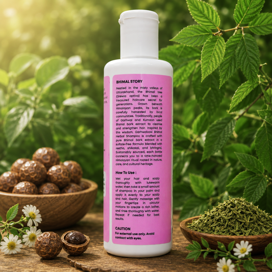 Buy Two Bottle of Bhimal Herbal Anti Hairfall Shampoo