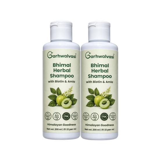 Buy 2 Bottle of Bhimal Herbal Shampoo with Biotin and Amla