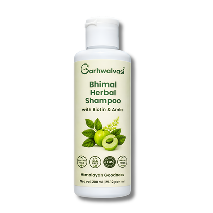 Garhwalvasi Bhimal Herbal Shampoo With Biotin and Amla