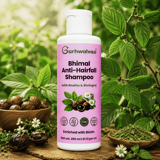Bhimal Herbal Anti-Hairfall Shampoo with Reetha and Bhringraj