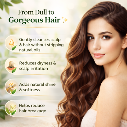 Garhwalvasi Bhimal Herbal Shampoo With Biotin and Amla