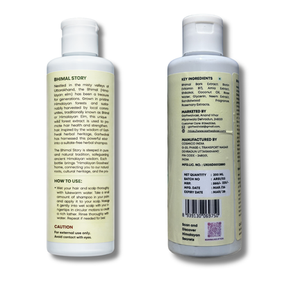 Garhwalvasi Bhimal Herbal Shampoo With Biotin and Amla
